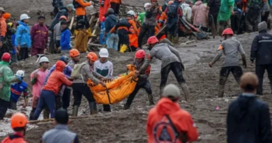 Landslide in Indonesia