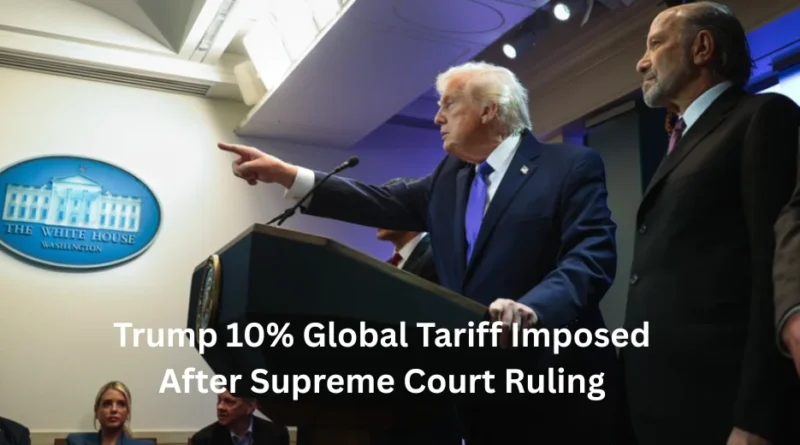 Trump 10% global tariff