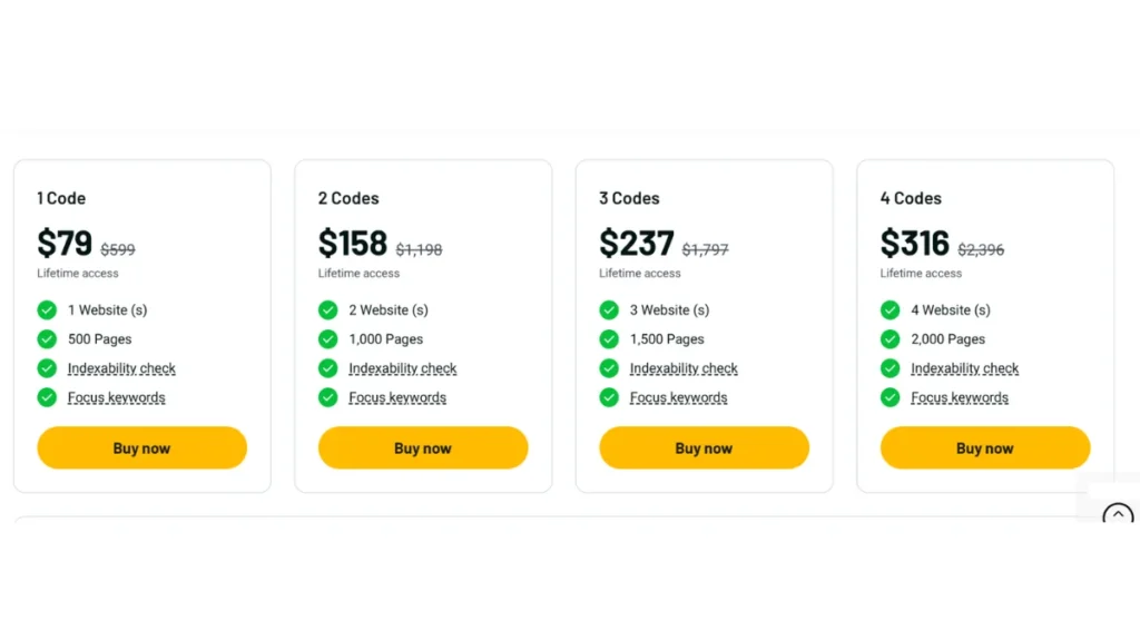 SiteGuru Lifetime Deal Price