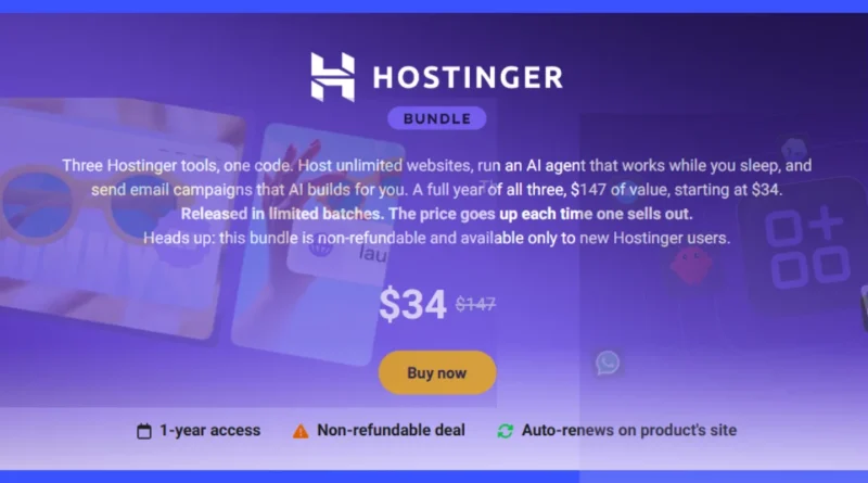 Hostinger Bundle AppSumo